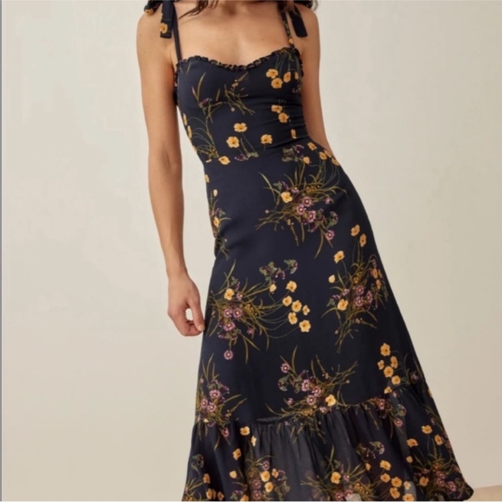 Reformation Nikita dress in Mademoiselle print